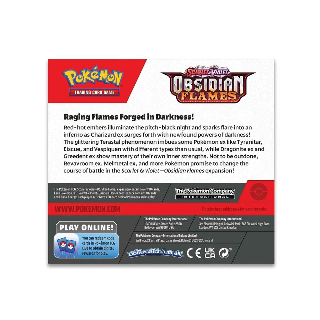 Pokemon TCG Scarlet & Violet - Obsidian Flames Booster Box