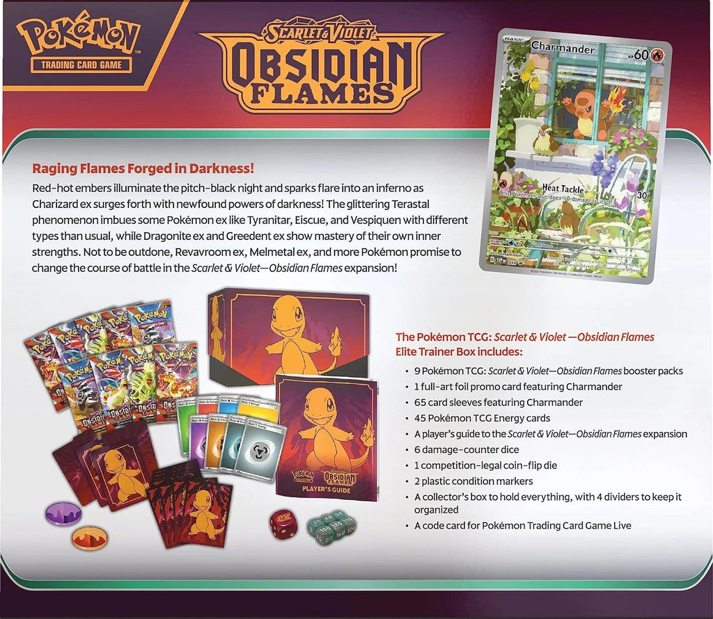 Pokémon TCG Scarlet & Violet 3 – Obsidian Flames Elite Trainer Box