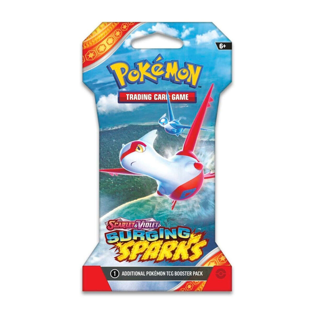 Pokemon TCG Surging Sparks Sleeved - Booster Packs SET OF 4