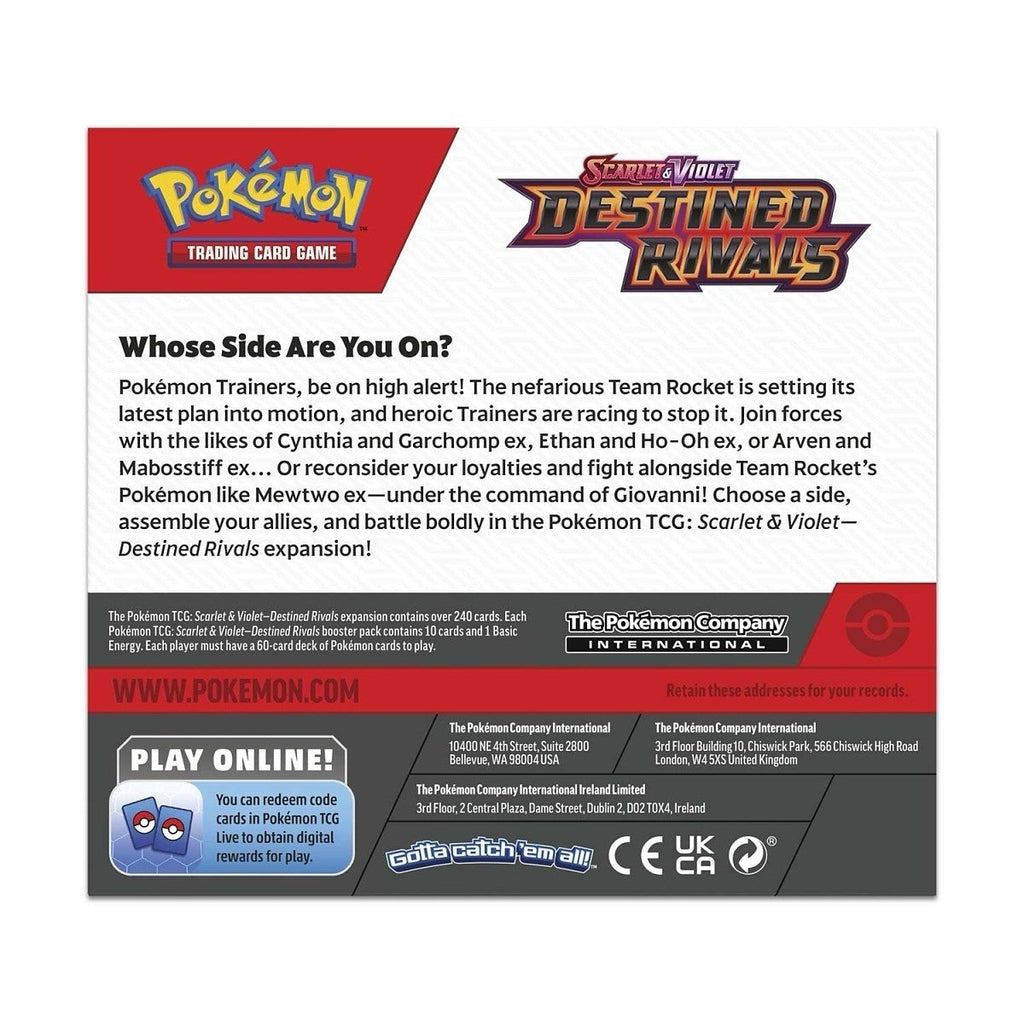 Pokémon TCG Scarlet & Violet – Destined Rivals Booster Display Box