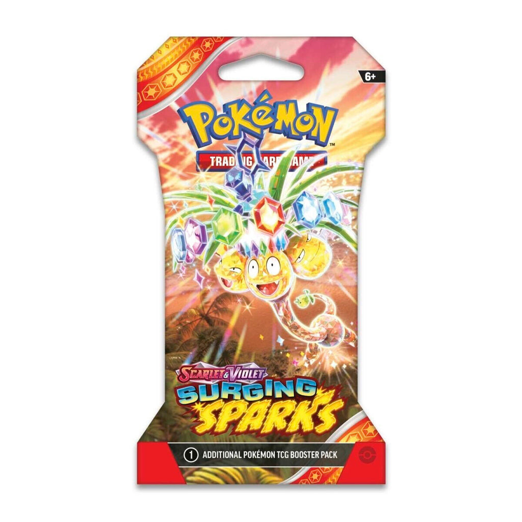Pokemon TCG Surging Sparks Sleeved - Booster Packs SET OF 4