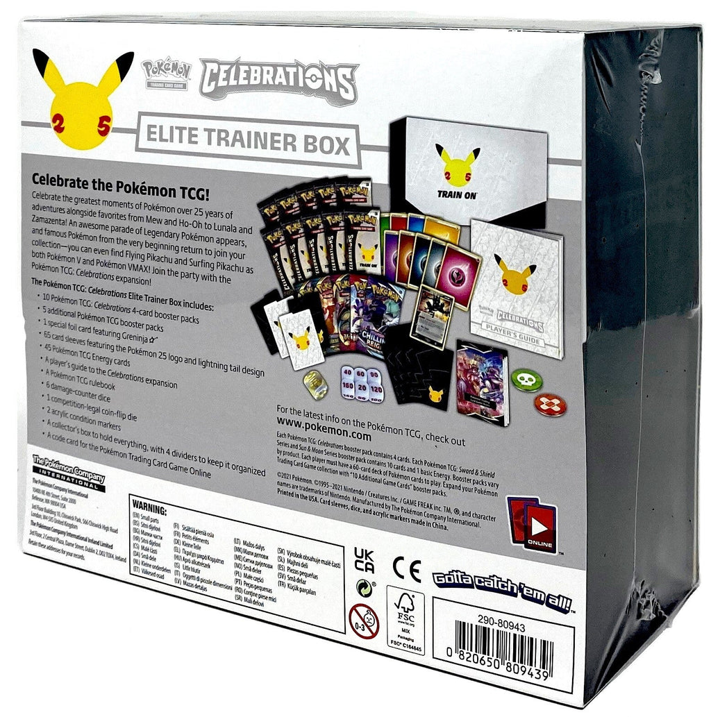 Pokémon TCG Celebrations - Elite Trainer Box (25th Anniversary)